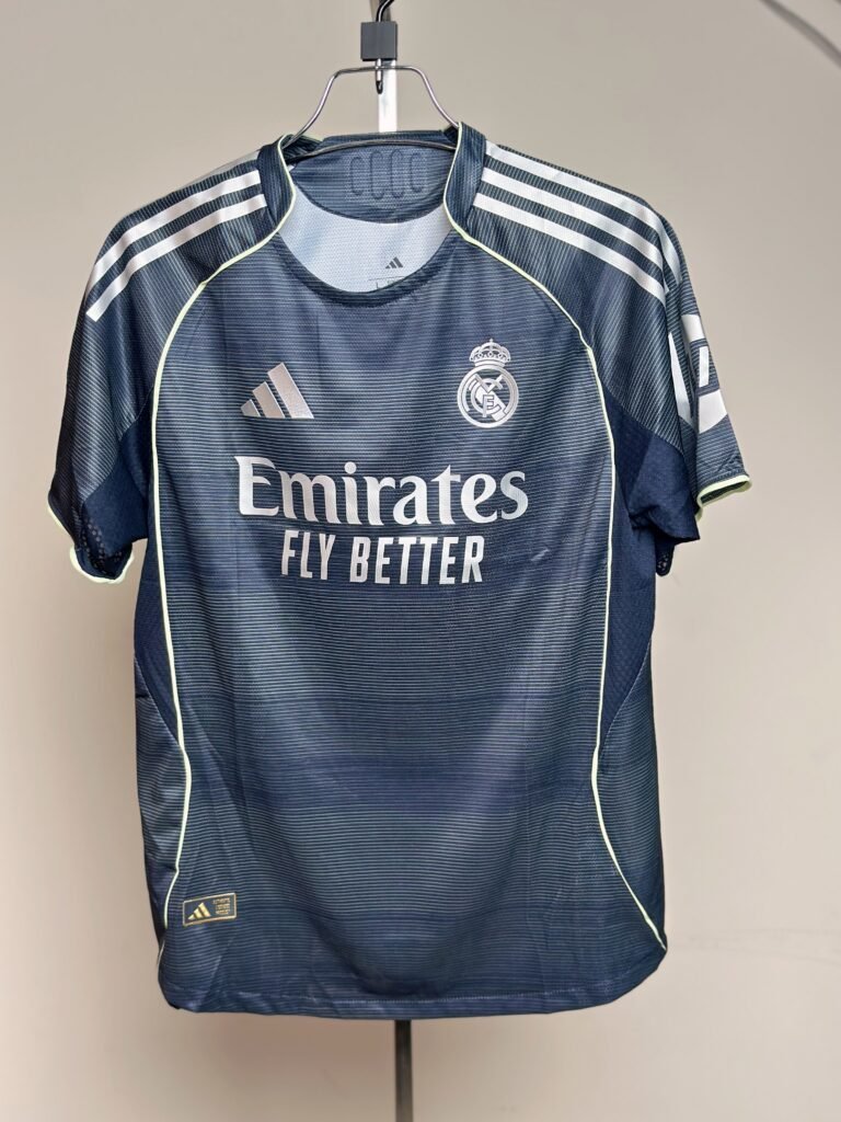 Real Madrid Away Jersey Player Version