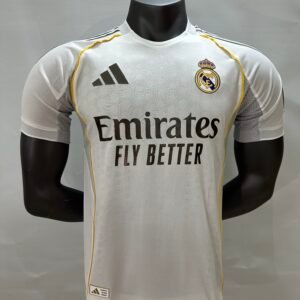 Real Madrid 25/26 Home Jersey – Player Version (Half Sleeve)