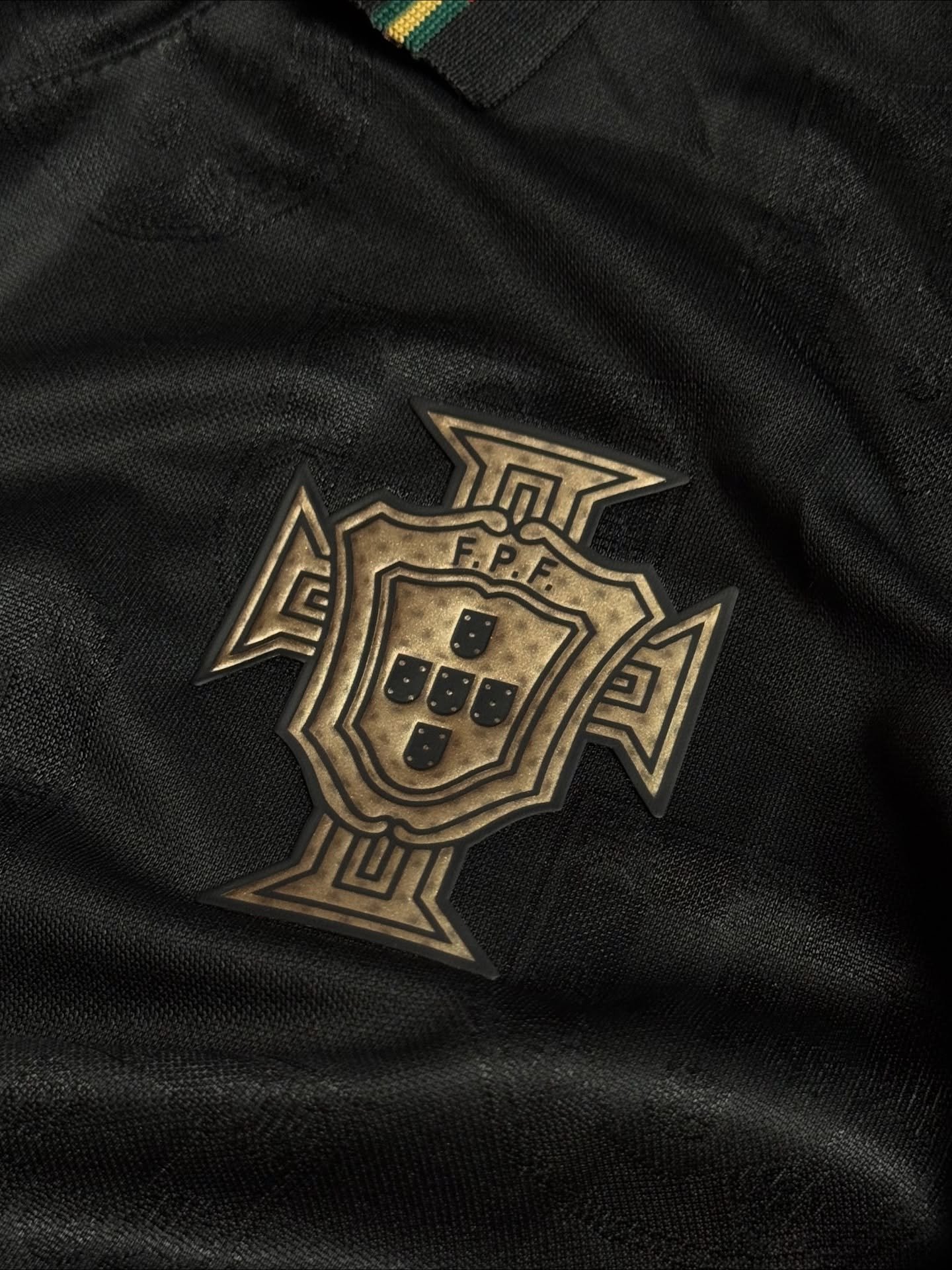 Portugal Special Edition Black Jersey – Player Version (Half Sleeve) - Image 9