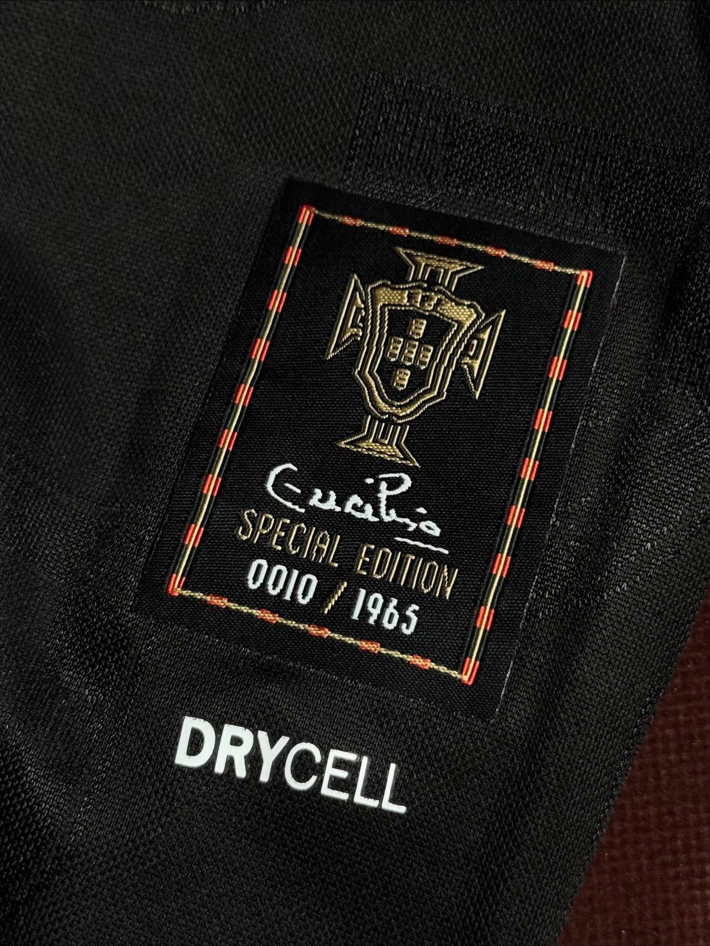 Portugal Special Edition Black Jersey – Player Version (Full Sleeve) - Image 6