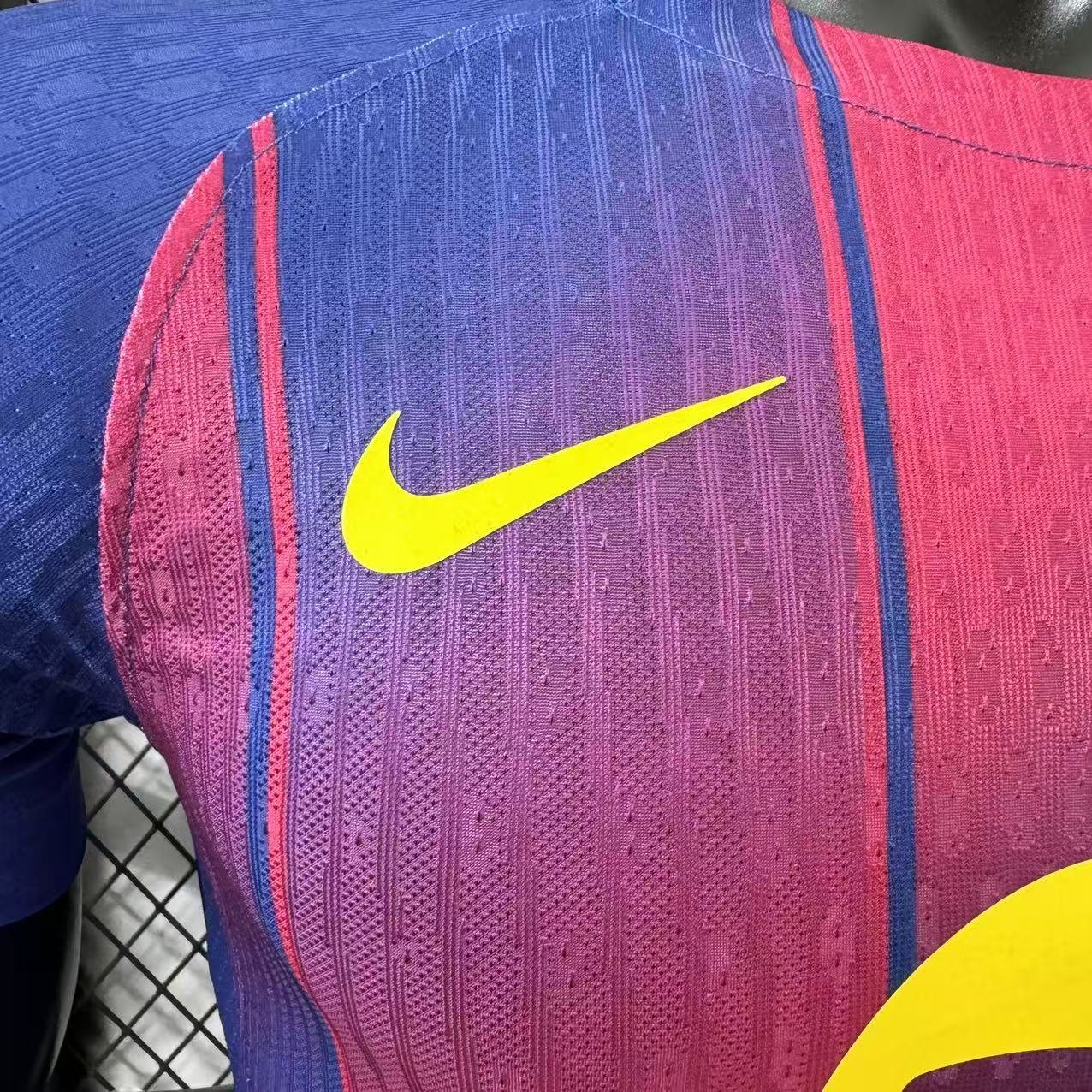 FC Barcelona 25/26 Home Jersey – Player Version (Half Sleeve) - Image 8