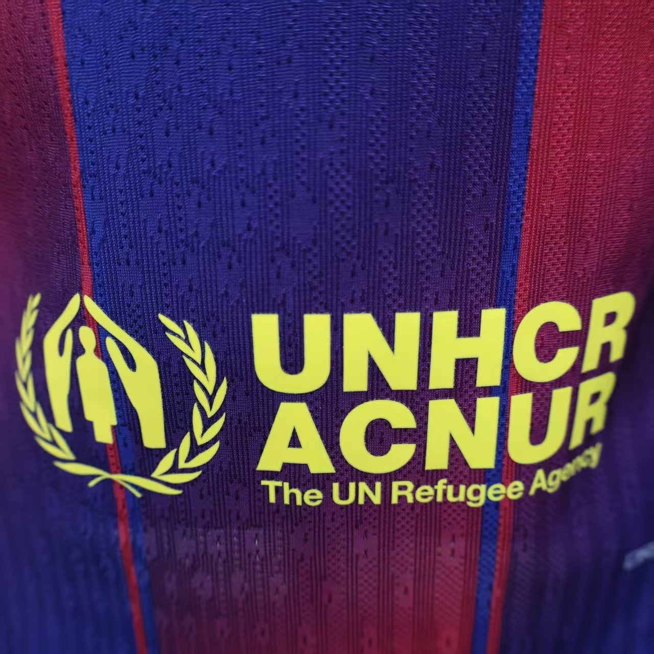 FC Barcelona 25/26 Home Jersey – Player Version (Half Sleeve) - Image 4