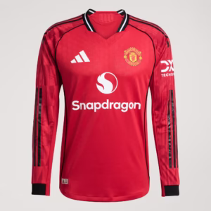 Manchester_United_25-26_Long_Sleeve_Home_Player Edition_Jersey_Red