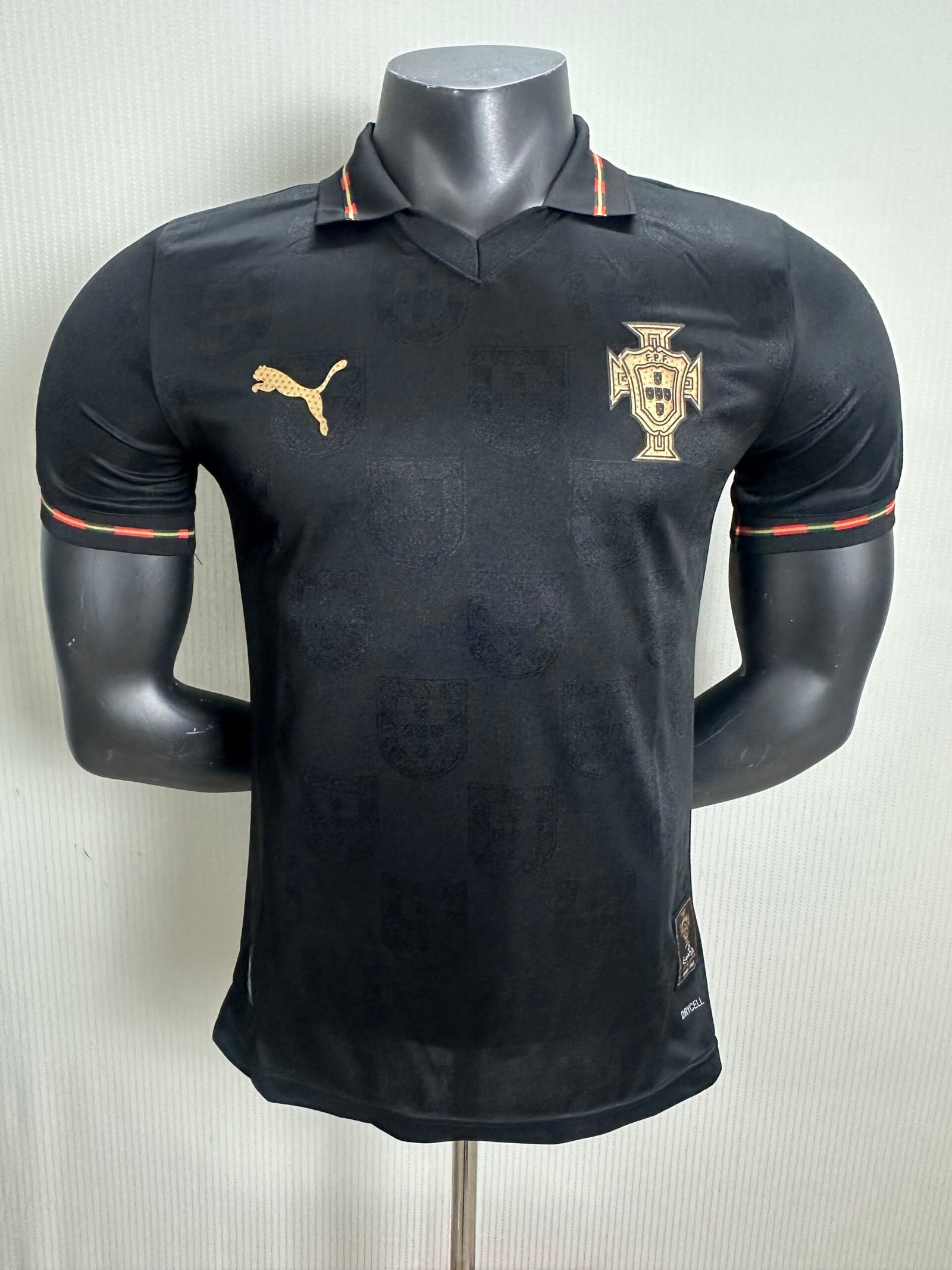 Portugal Special Edition Black Jersey – Player Version (Half Sleeve) - Image 2