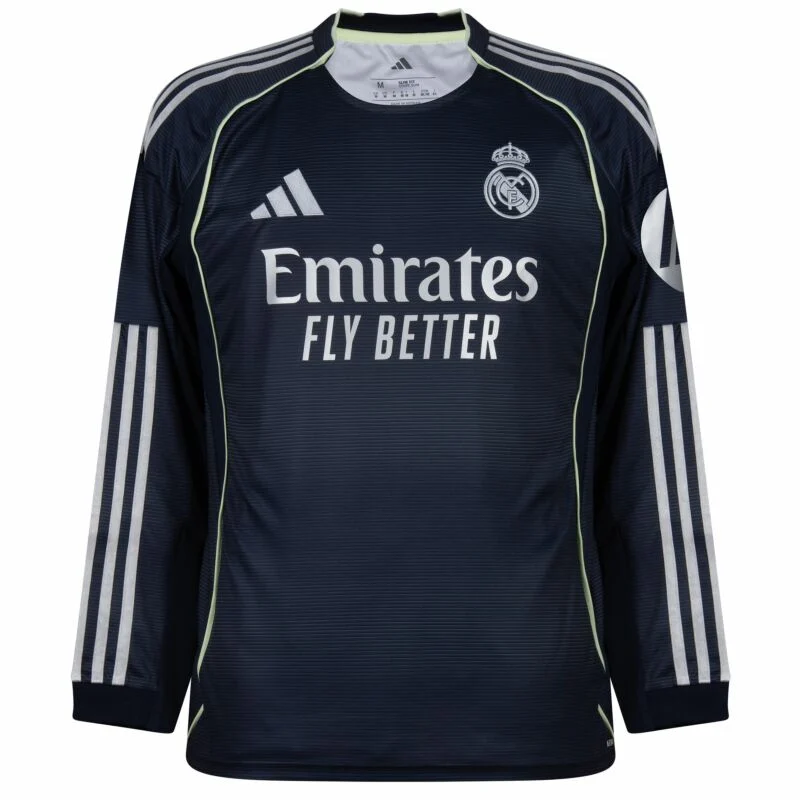 Real Madrid Away Jersey Player Version Full Sleeve