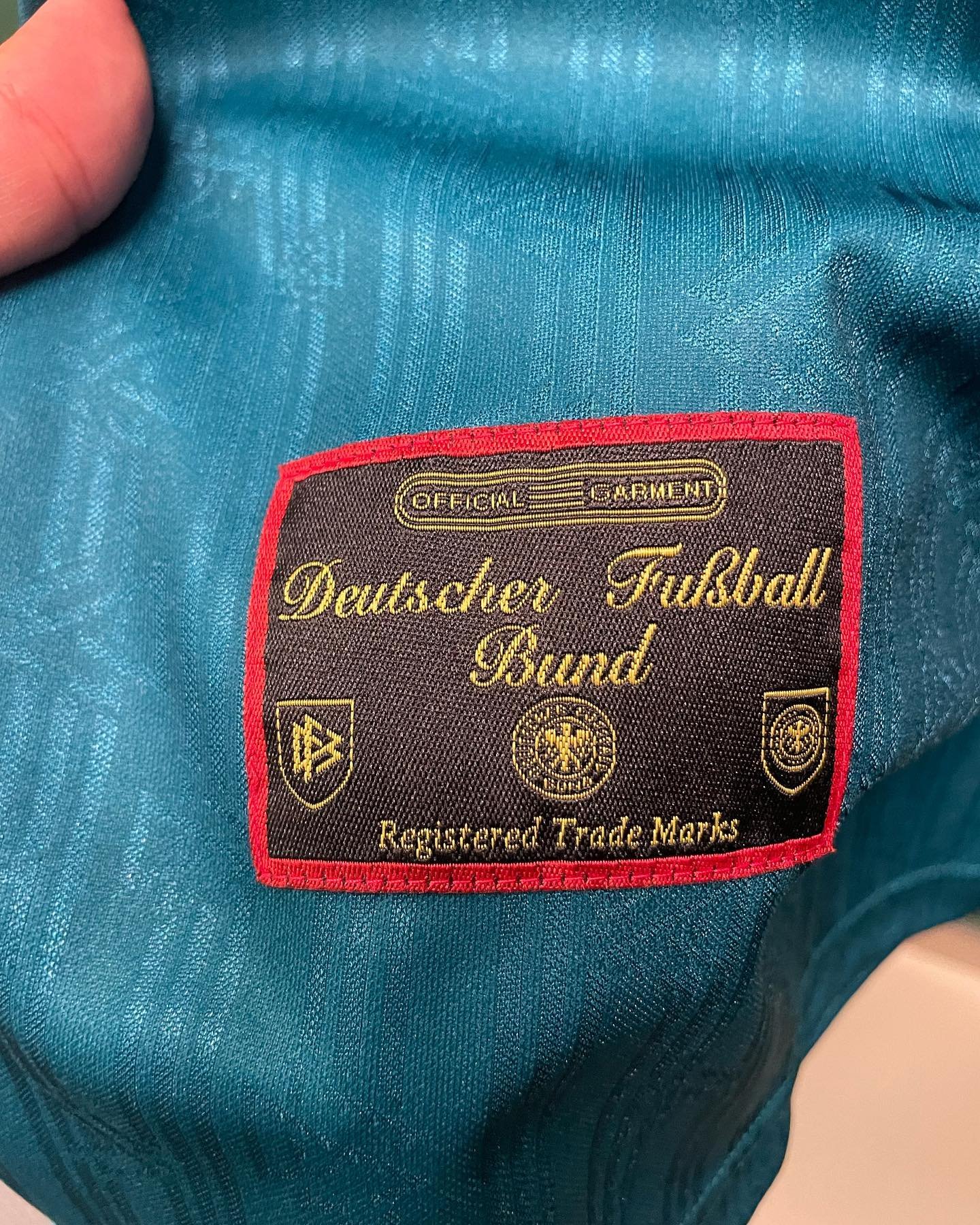 Germany 1996 Away Kit Half Sleeve- Retro Jersey - Image 5