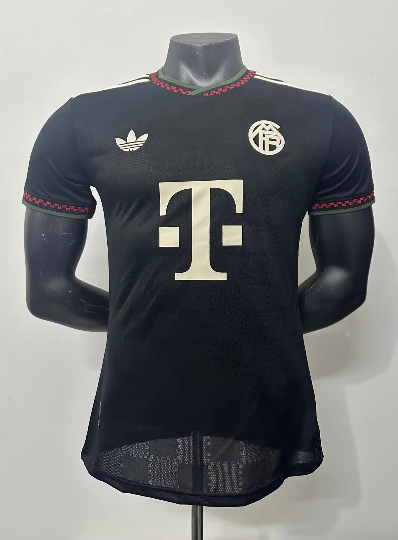 Bayern Munich 25/26 Third Kit Black Jersey – Player Version (Half Sleeve)