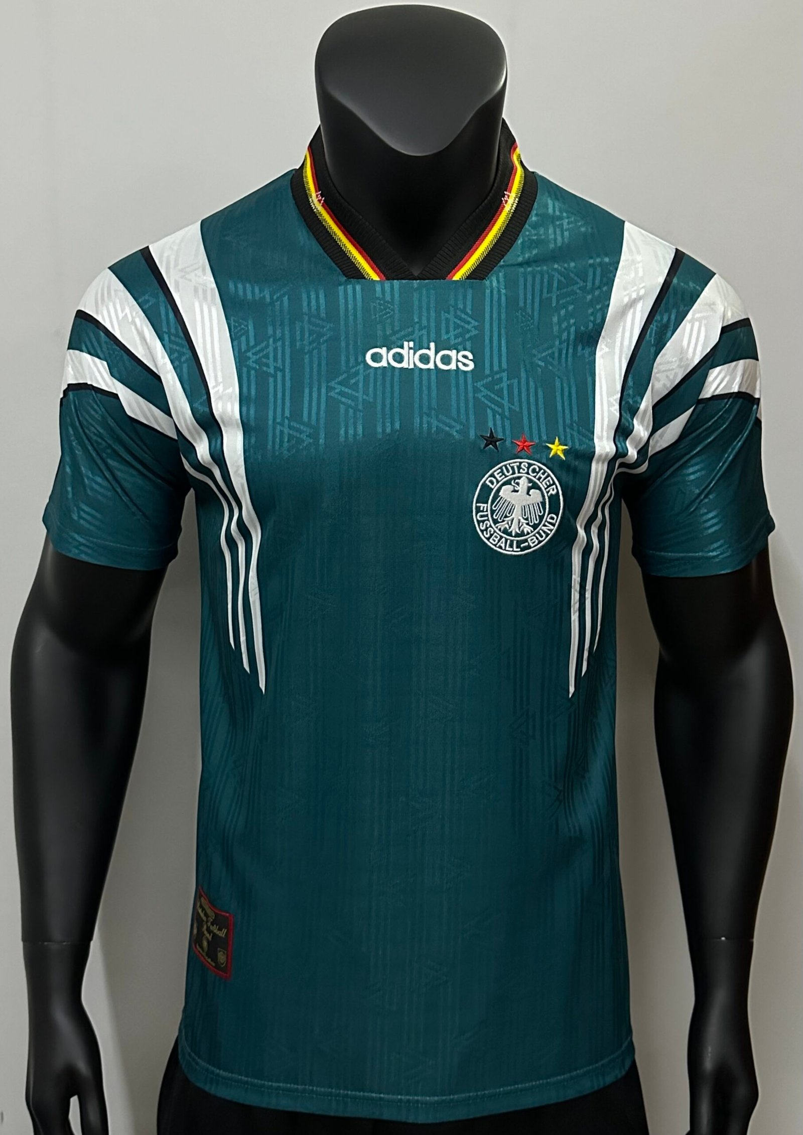 Germany 1996 Away Kit Half Sleeve- Retro Jersey