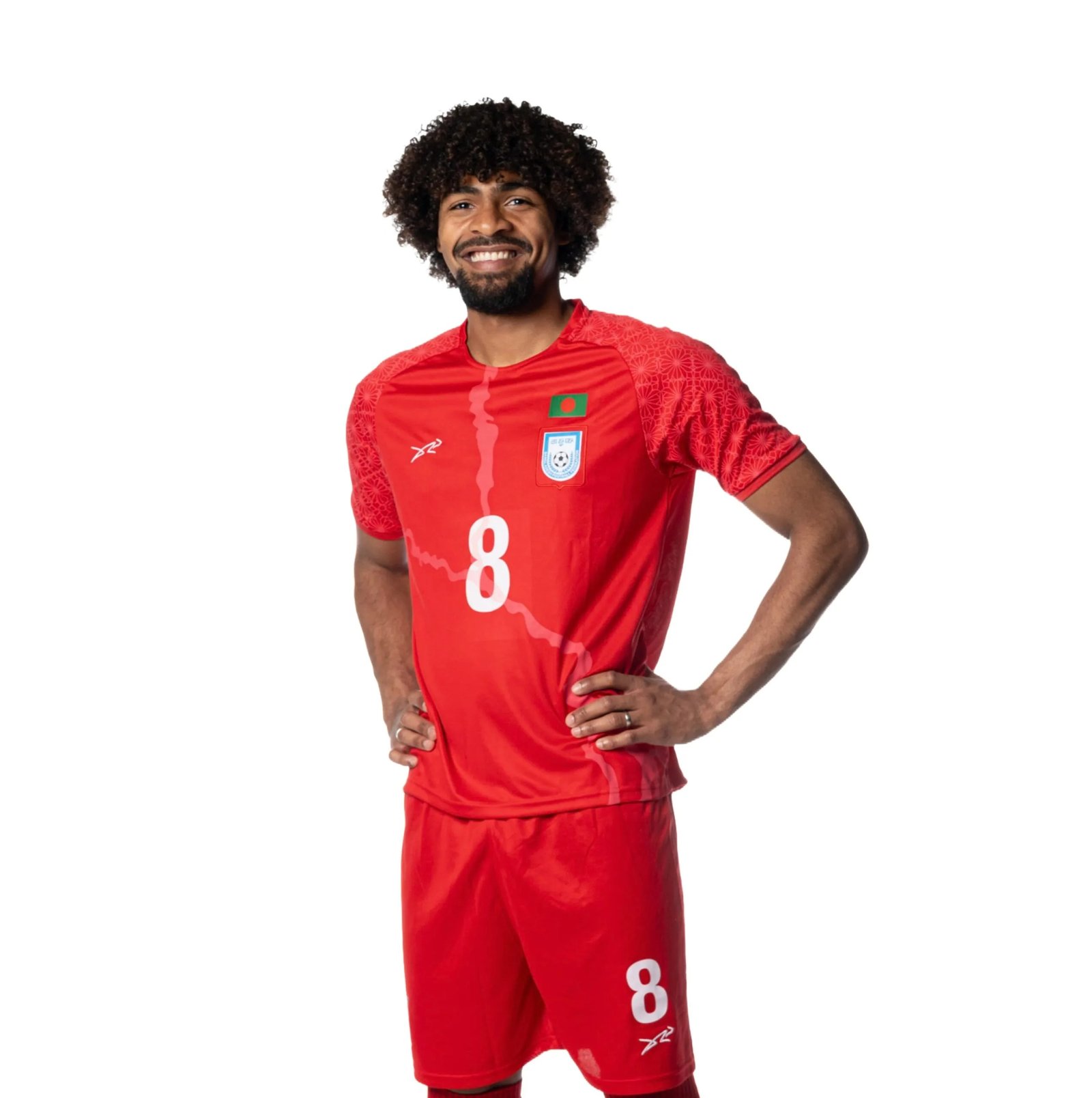 Bangladesh National Official BFF Away Red Jersey – Player Version (Half Sleeve) - Image 5