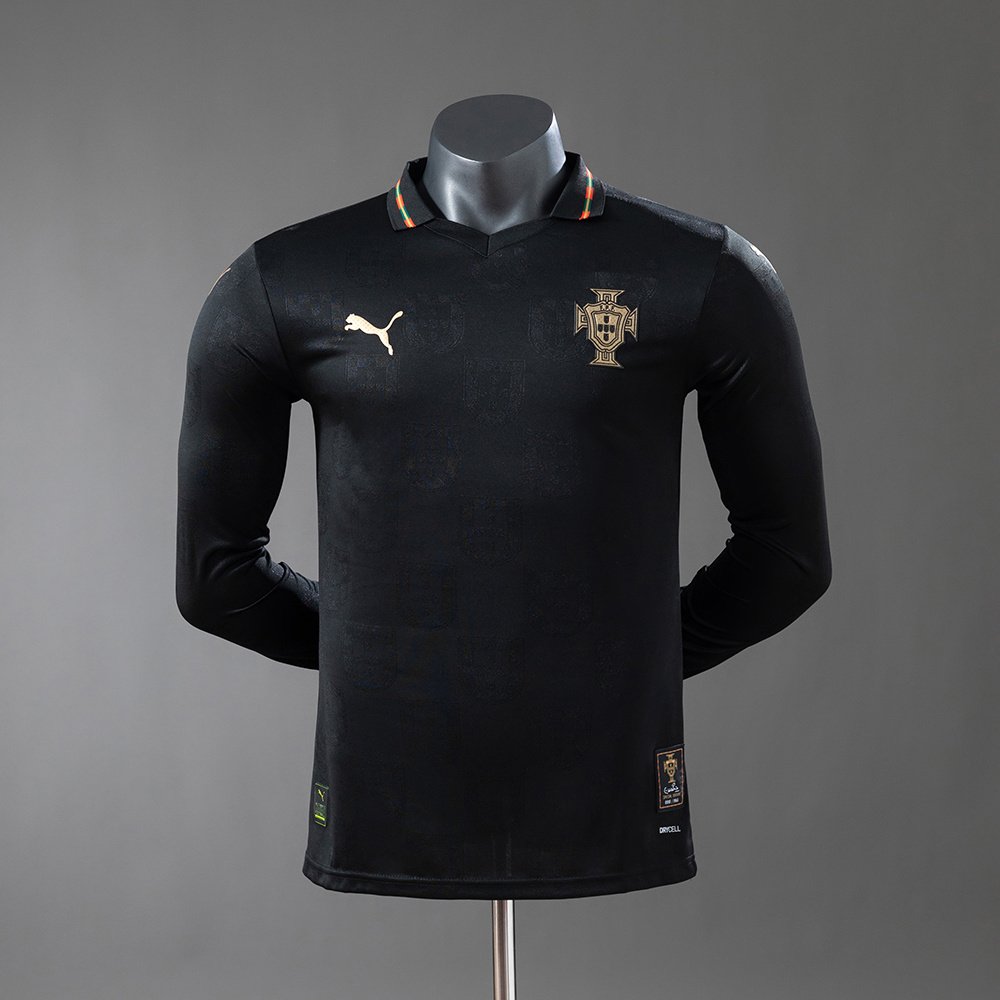 Portugal Special Edition Black Jersey – Player Version (Full Sleeve) - Image 8