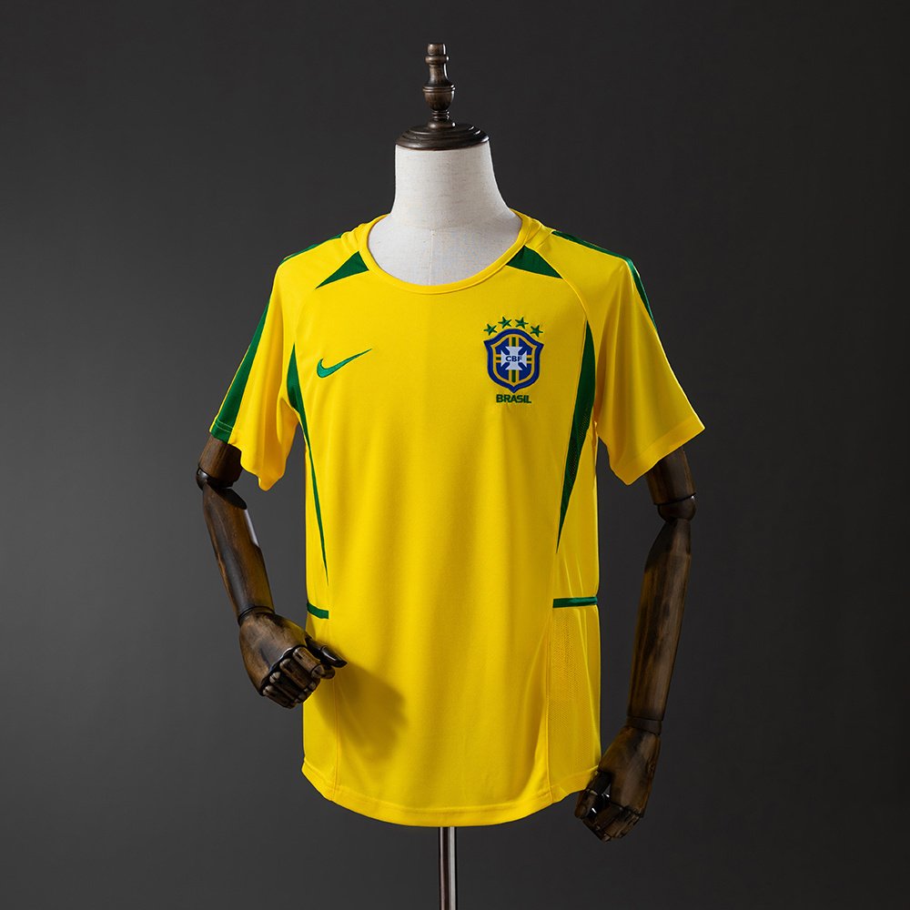 Brazil 02 World Cup Retro Jersey 4