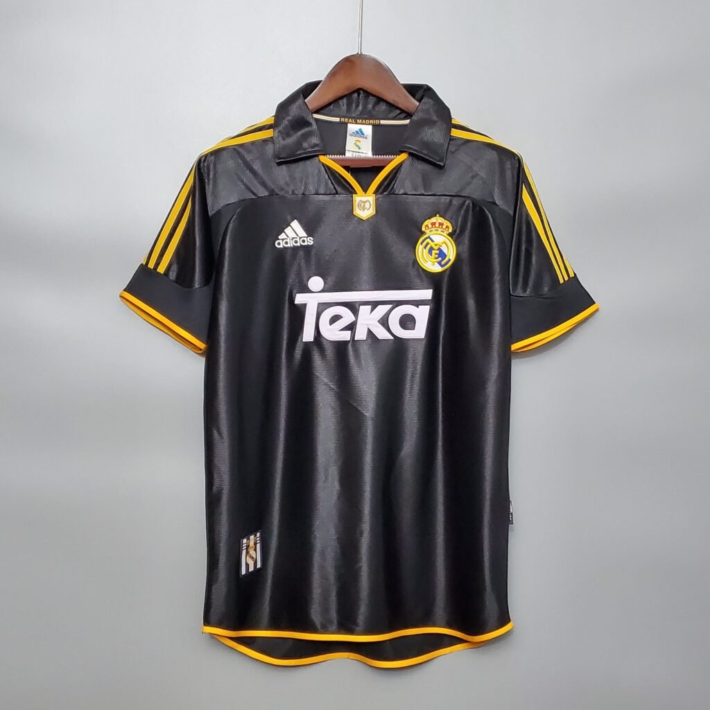 Real Madrid Black Retro Teka 98-99 Away Half