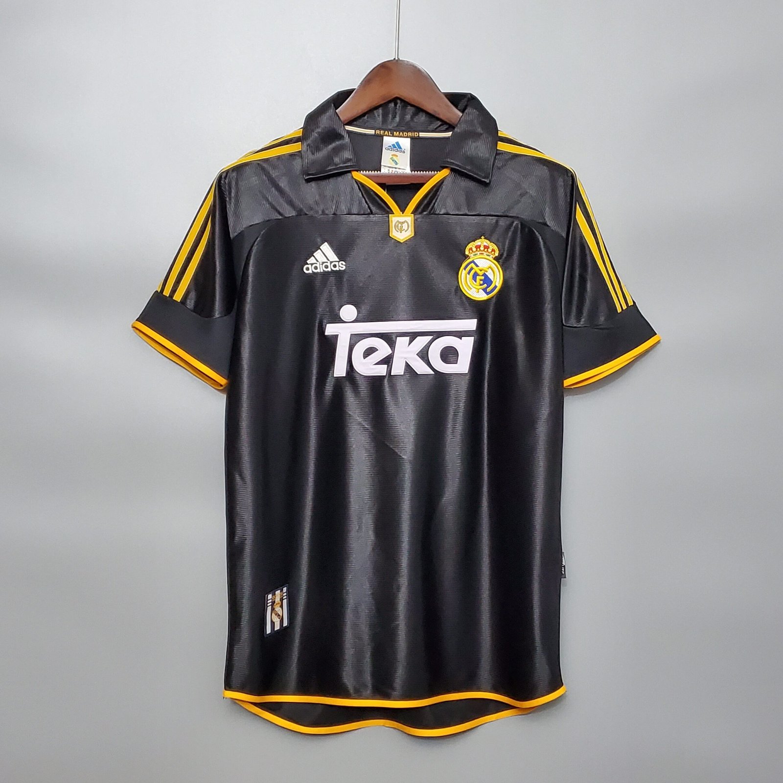 Real Madrid Black Retro Teka 98-99 Away Half