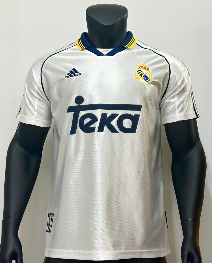 Real Madrid White RetroTeka 98-99 Half