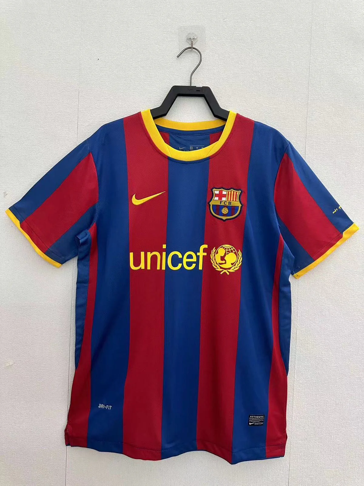 Barcelona 2010-11 Home Kit Half Sleeve- Retro Jersey