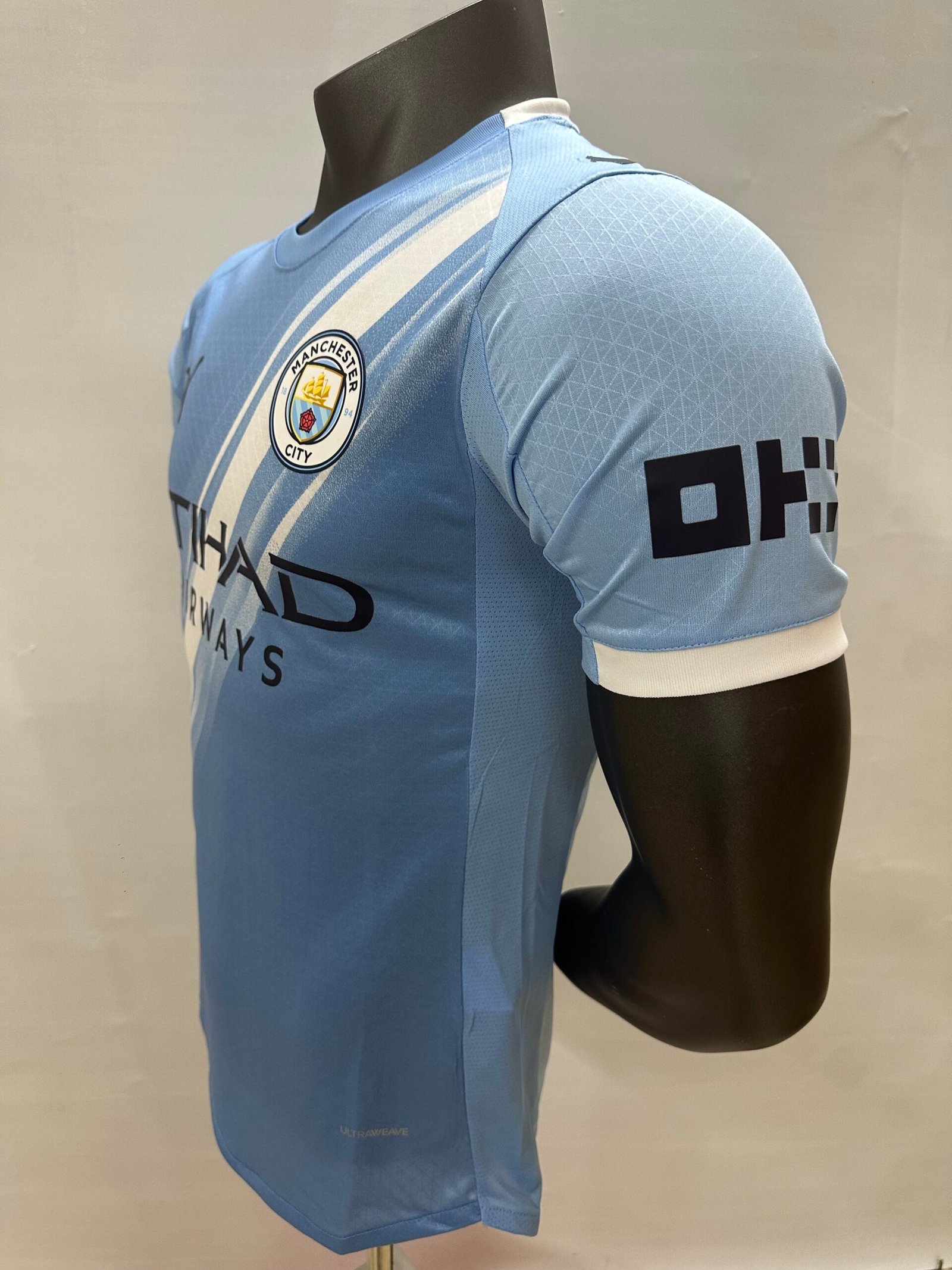 Manchester City 25/26 Home Jersey – Player Version (Half Sleeve) - Image 3