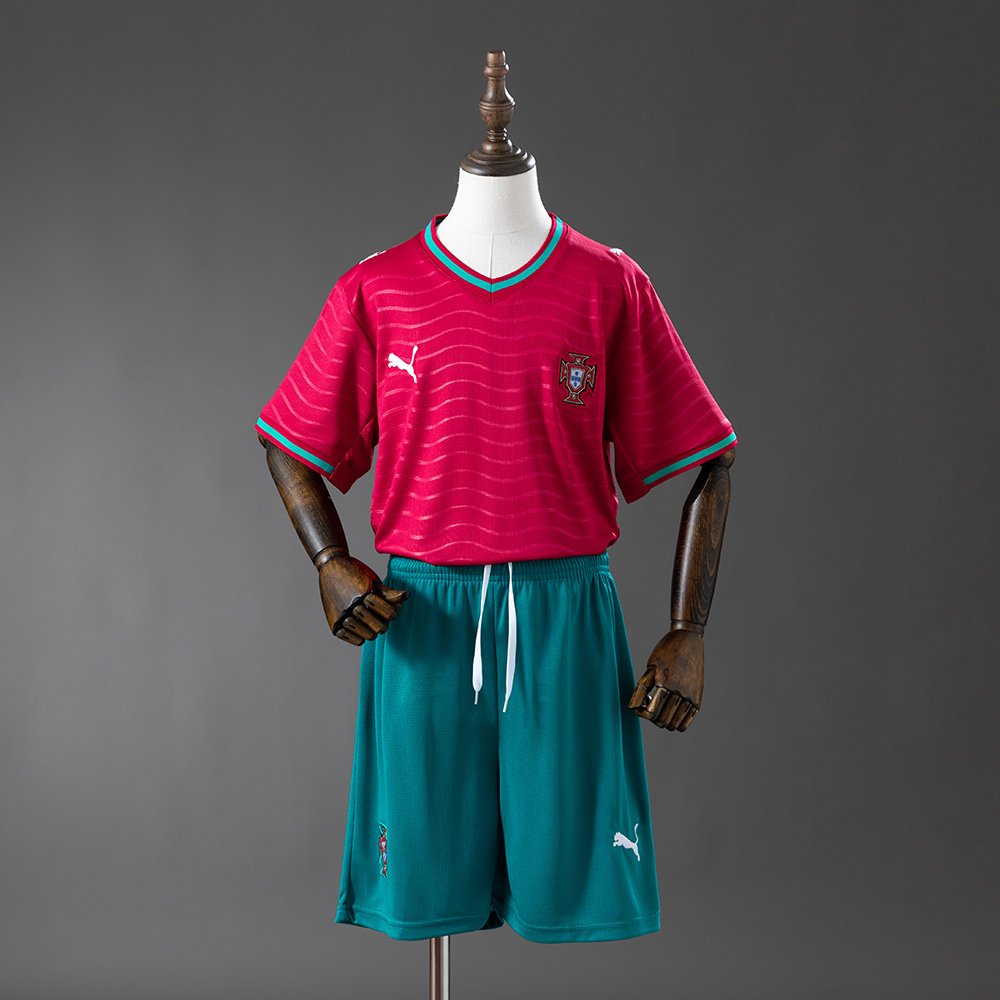 Portugal 2026 World Cup Home Kids Jersey