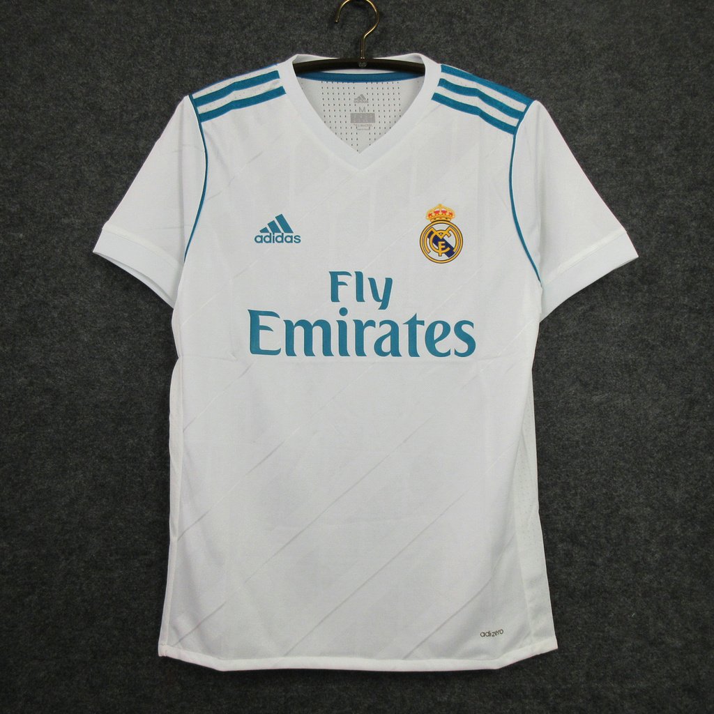 Real Madrid 17-18 Home Retro Jersey - Image 3