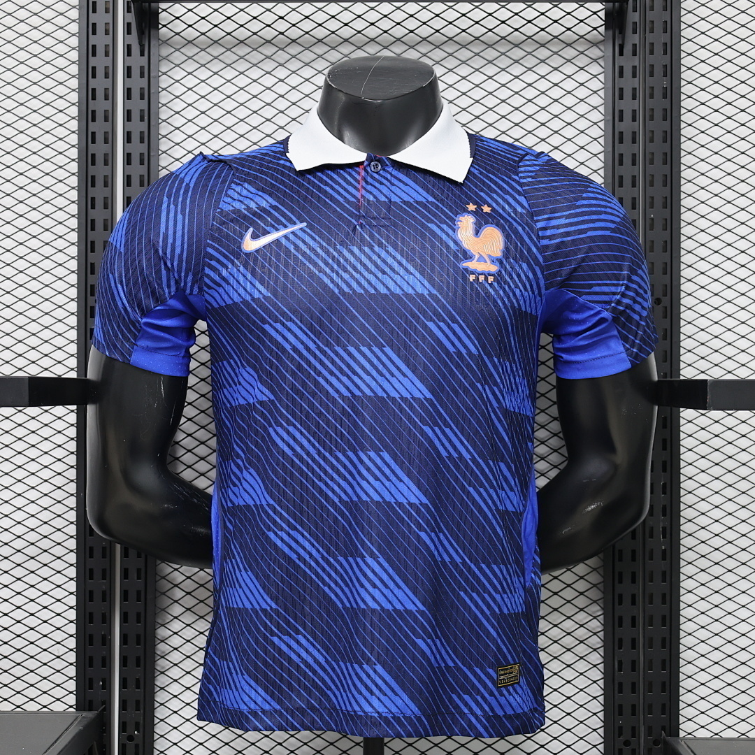 France 2026 World Cup Home Jersey – Player Version (Half Sleeve) - Image 2