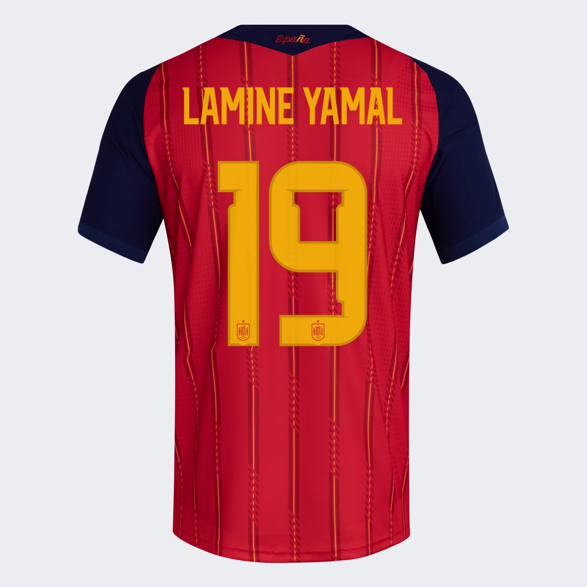 LAMINE YAMAL 19 Spain World Cup Home Jersey – Player Version (Half Sleeve)