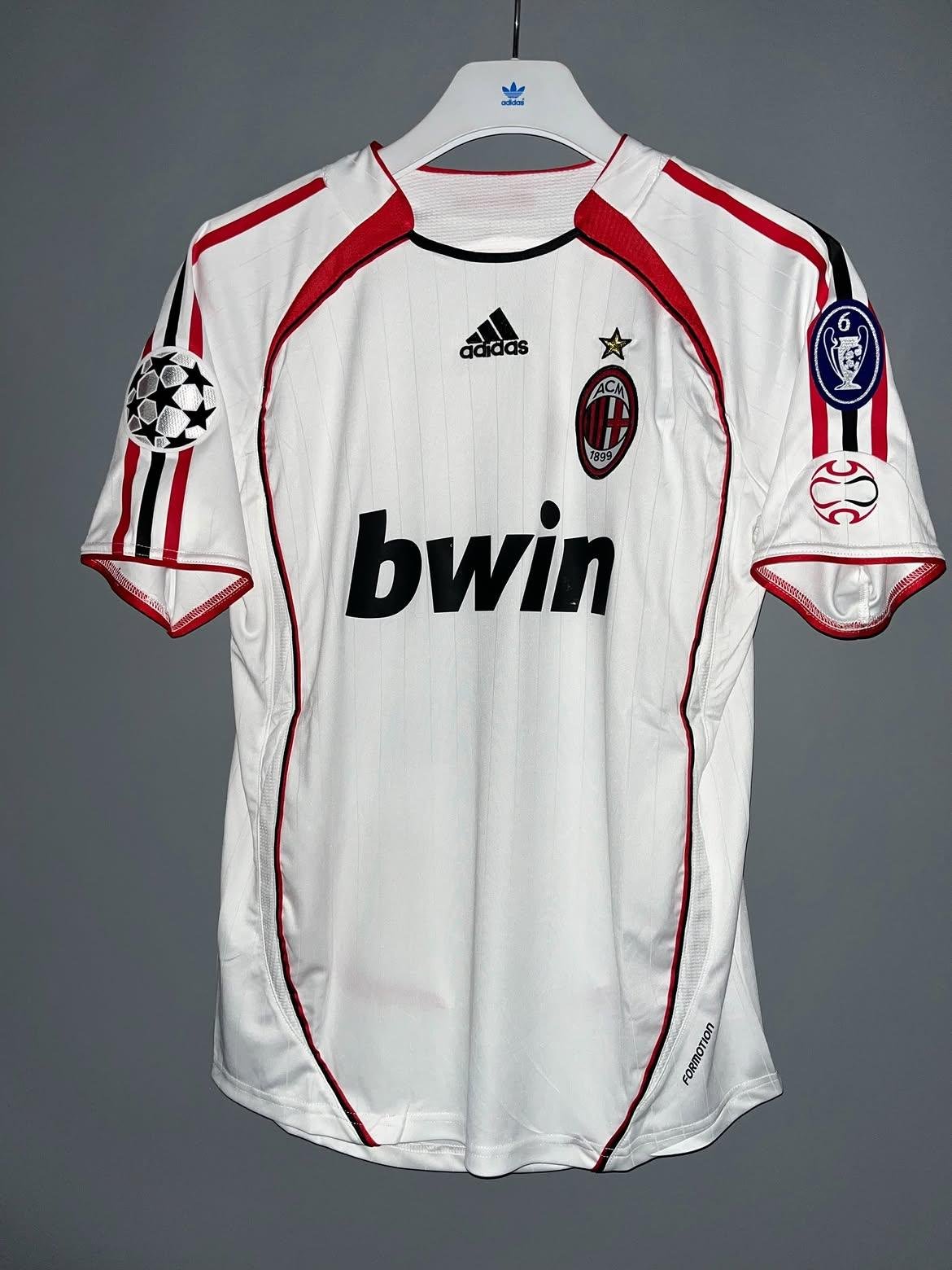 KAKA 22 AC Milan 06-07 Away Retro Half Sleeve- UCL Jersey - Image 2