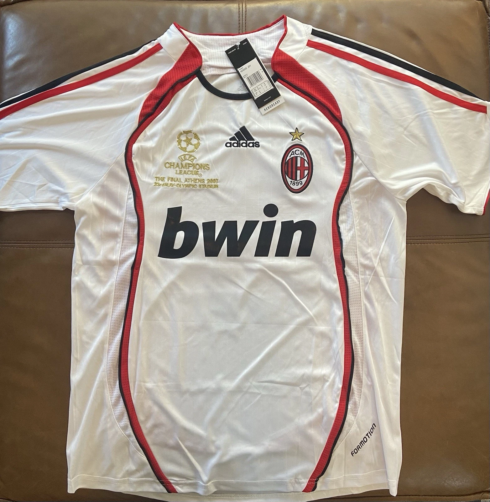 KAKA 22 AC Milan 06-07 Away Retro Half Sleeve- UCL Jersey - Image 2