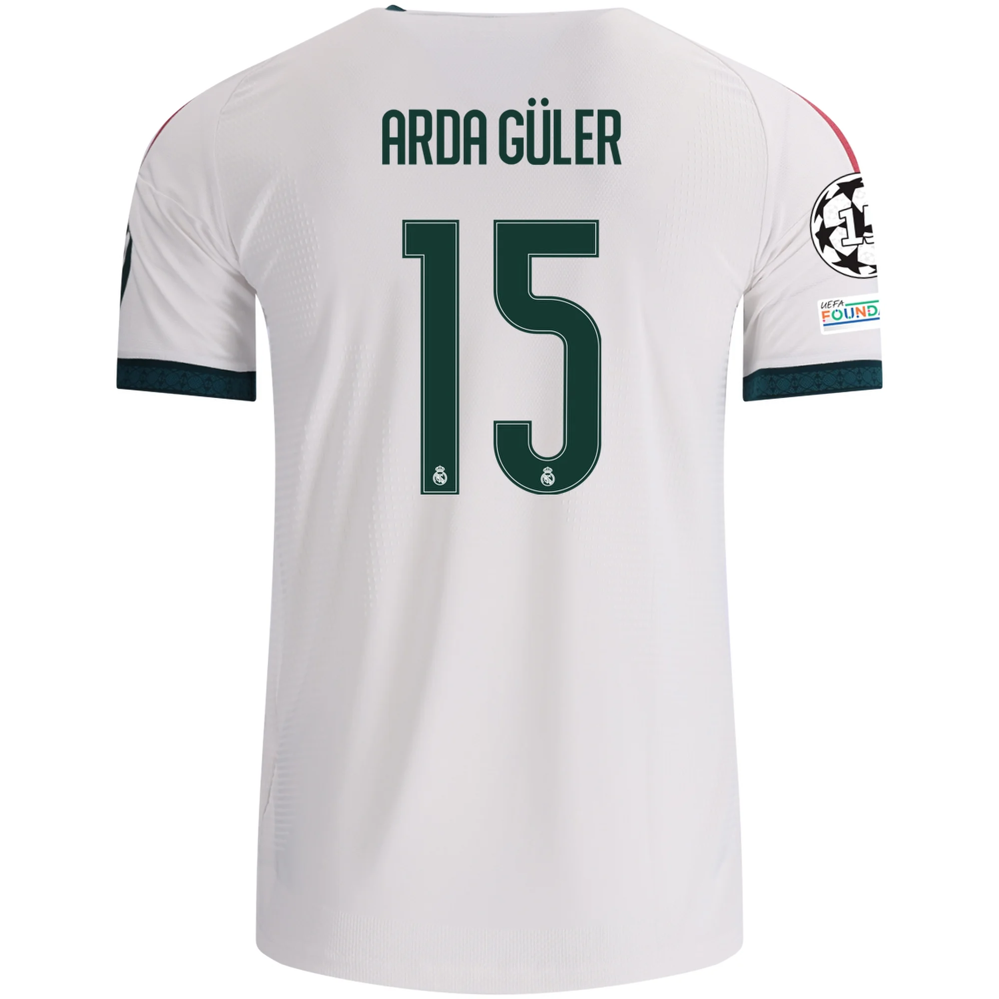 GULER 15 Real Madrid 26-27 Home UCL Edition - Player Version (Half Sleeve) - Image 6