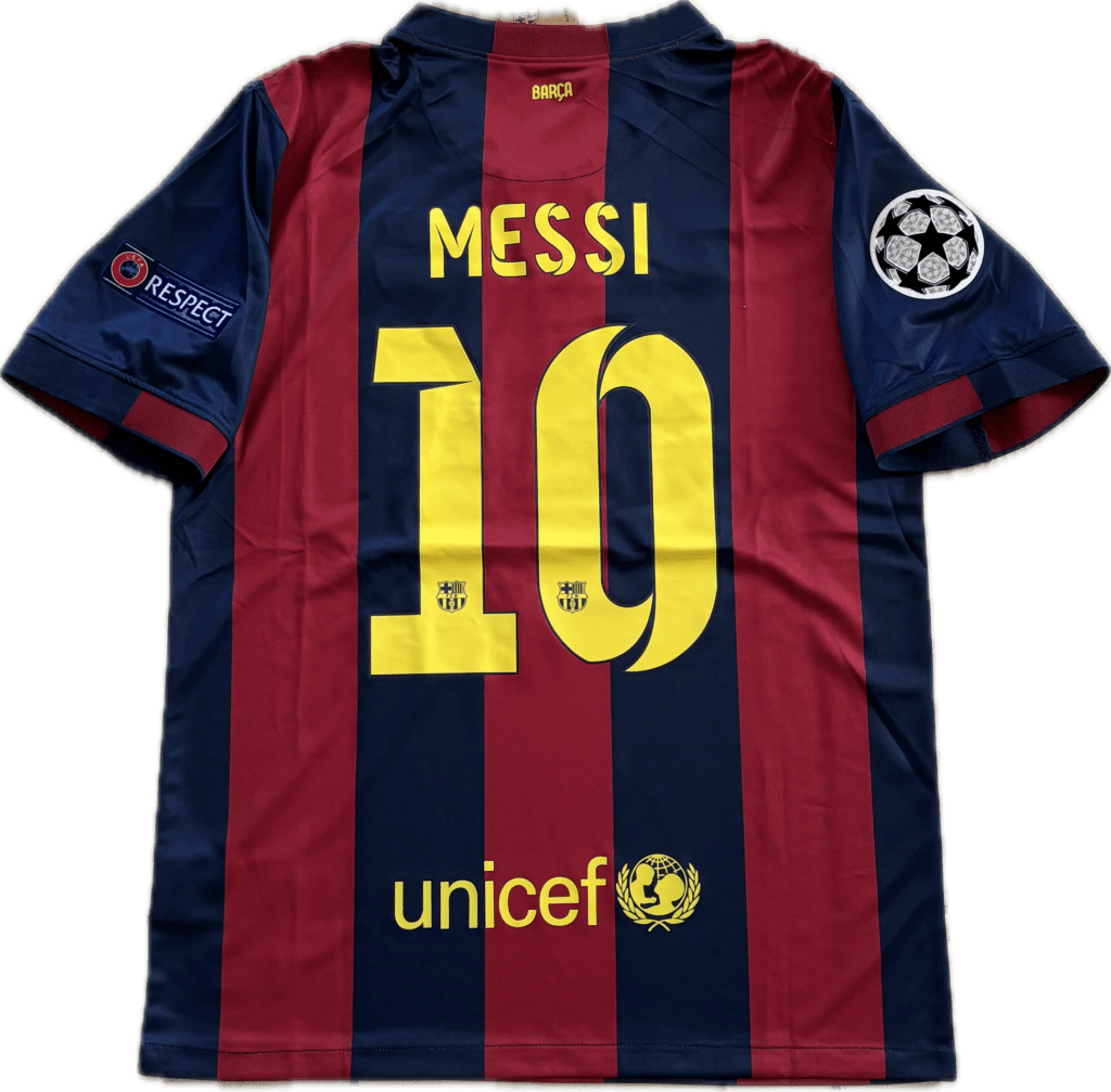 Messi 10 Barca 14-15 Final UCL Jersey