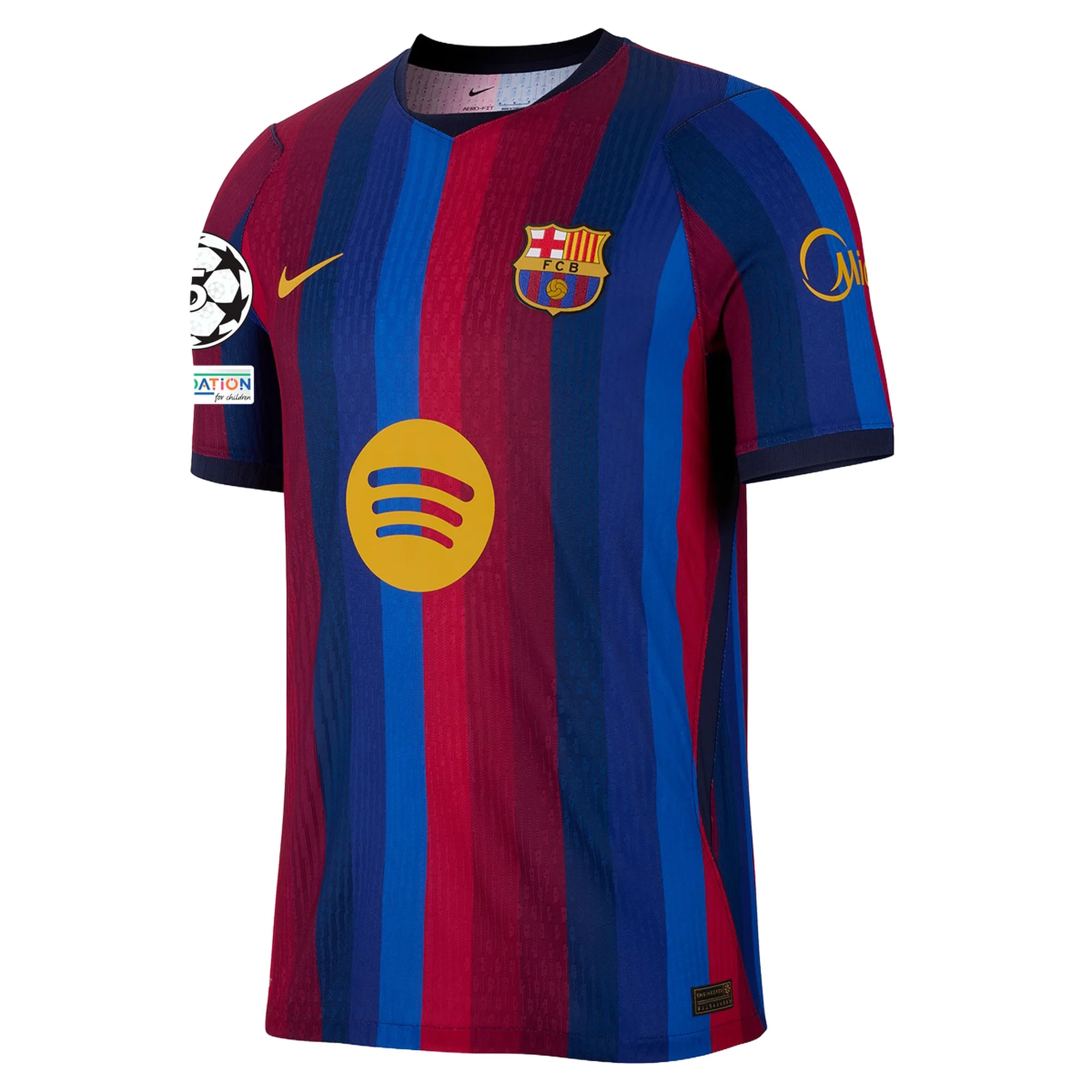 LAMINE YAMAL 10 Barcelona 26-27 Home UCL Edition Jersey - Player Version (Half Sleeve) - Image 2