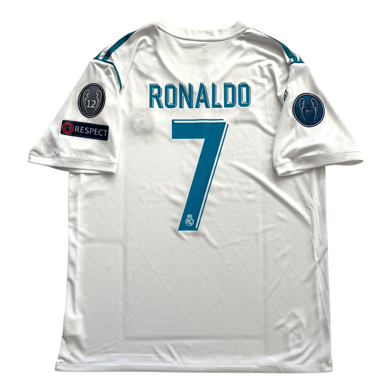 RONALDO 7 Real Madrid 17-18 Home Retro Jersey- UCL Final Edition