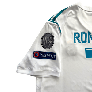 RONALDO 7 Real Madrid 17-18 Home Retro Jersey- UCL Final Edition - Image 6