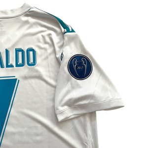 RONALDO 7 Real Madrid 17-18 Home Retro Jersey- UCL Final Edition - Image 7
