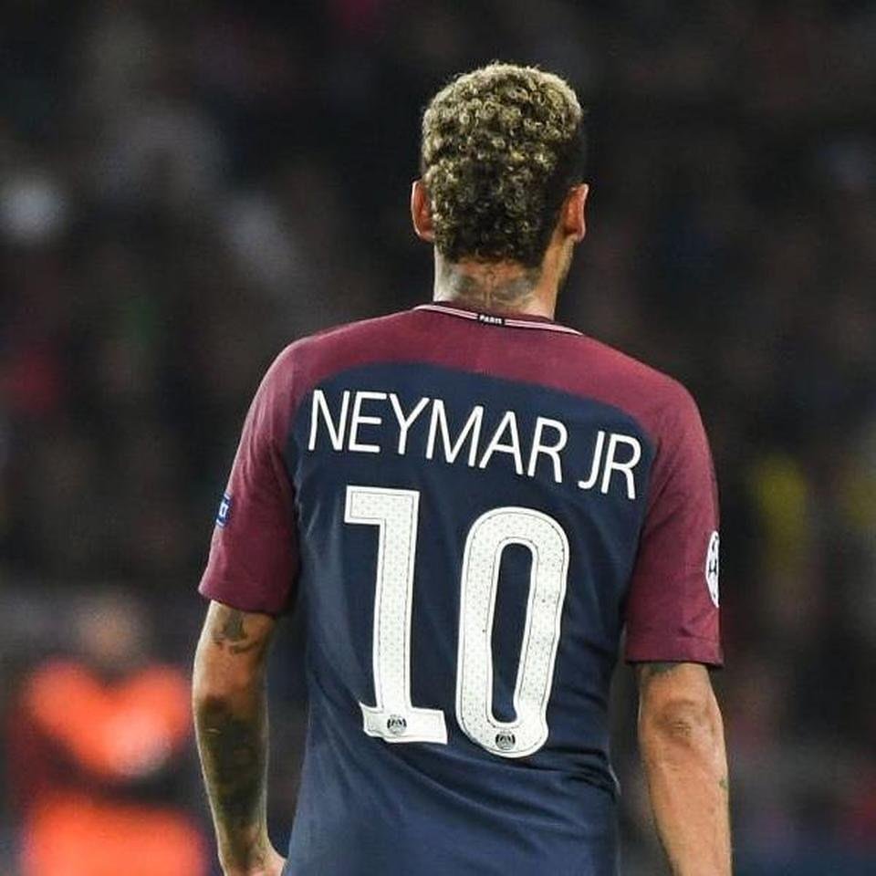 NEYMAR JR 10 PSG 17-18 Home UCL Edition Retro - Half Sleeve - Image 5